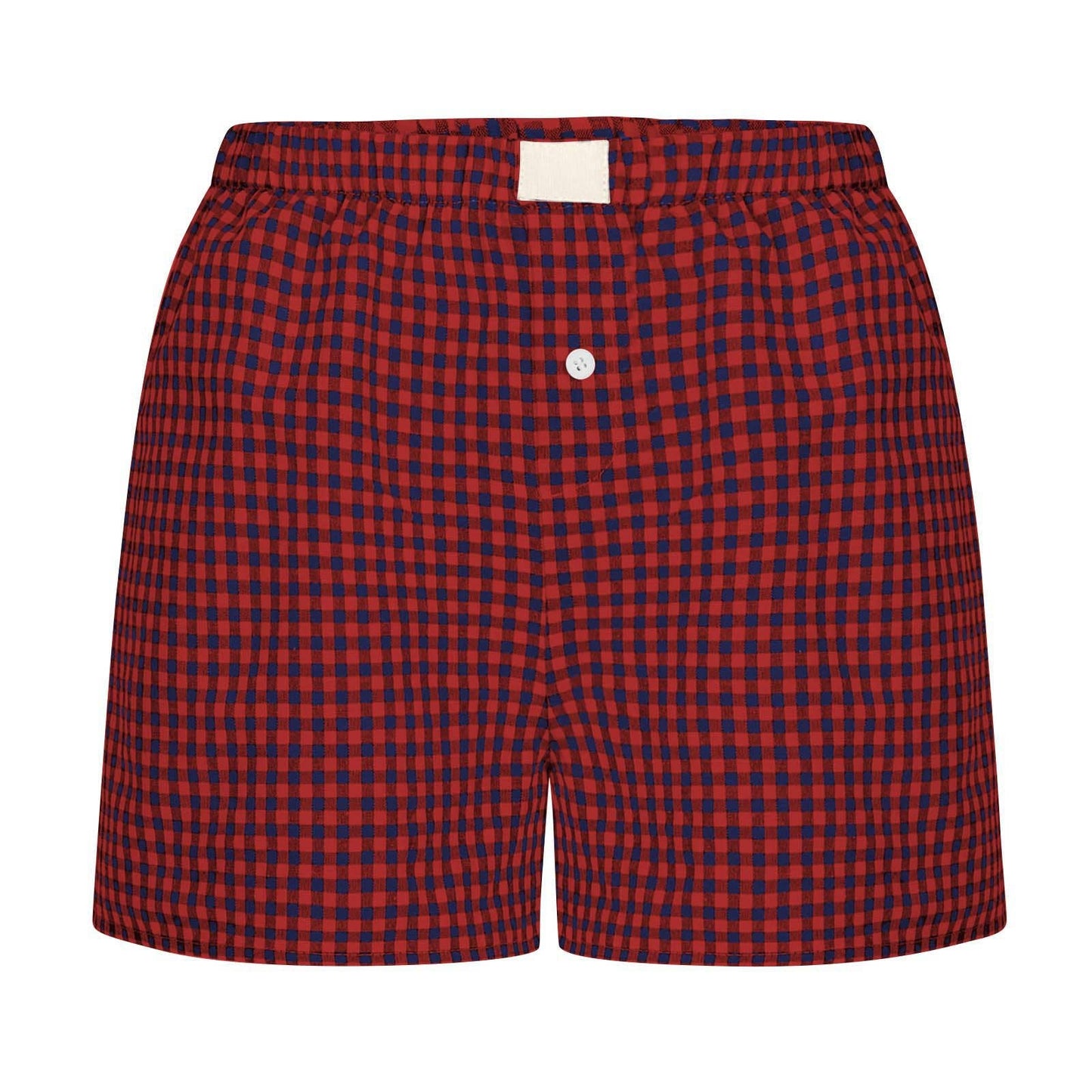 Lysandra Gingham Pull-On Boxer Shorts