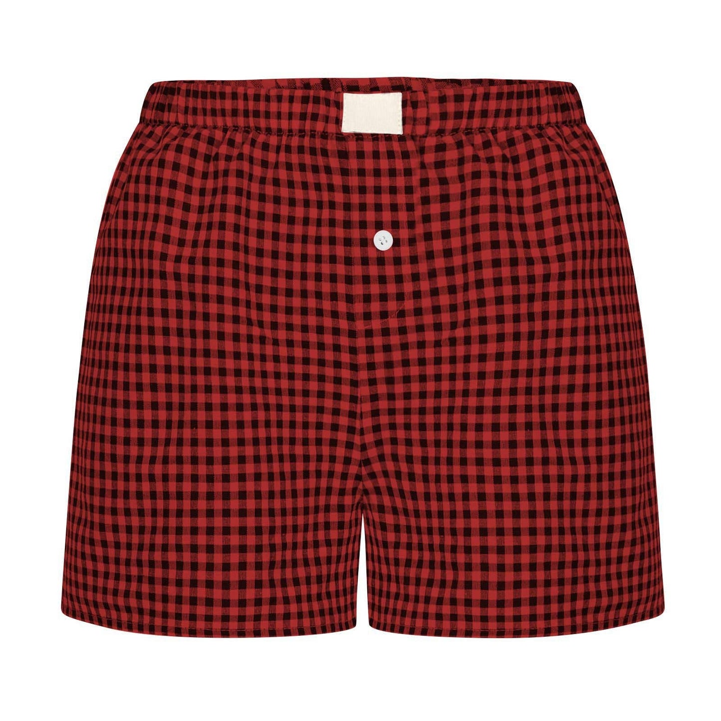 Lysandra Gingham Pull-On Boxer Shorts