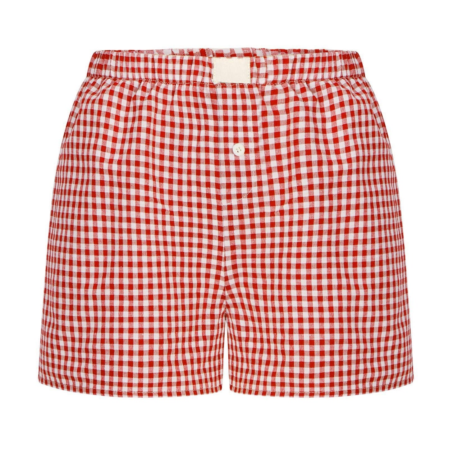 Lysandra Gingham Pull-On Boxer Shorts