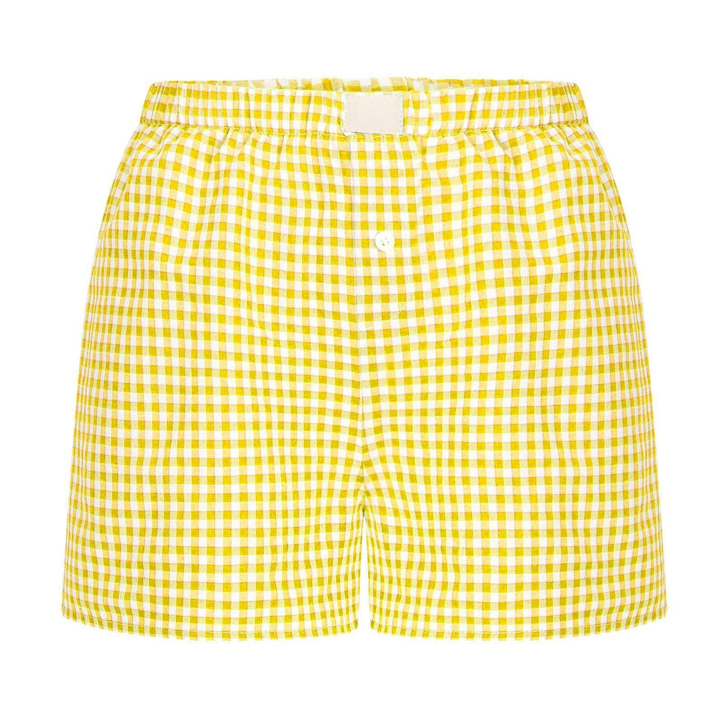 Lysandra Gingham Pull-On Boxer Shorts