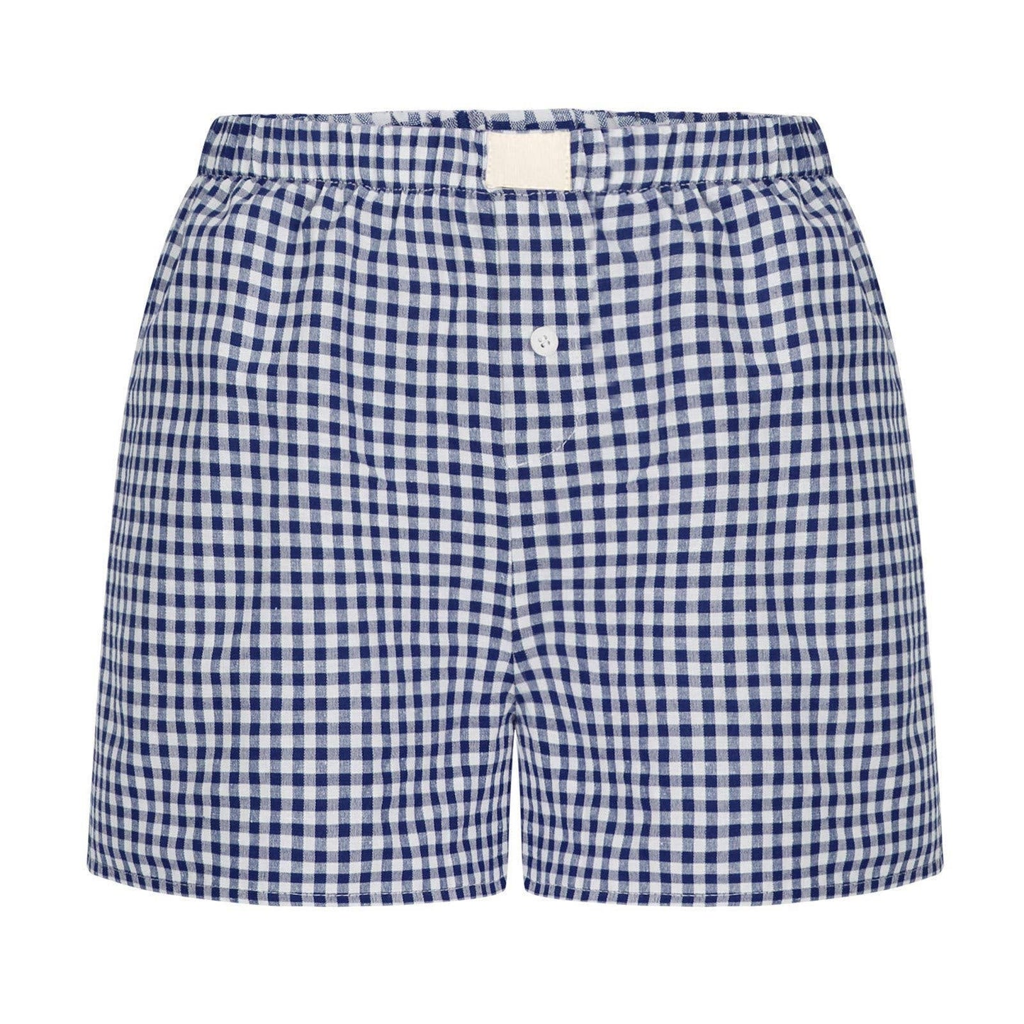 Lysandra Gingham Pull-On Boxer Shorts