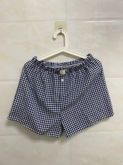 Lysandra Gingham Pull-On Boxer Shorts