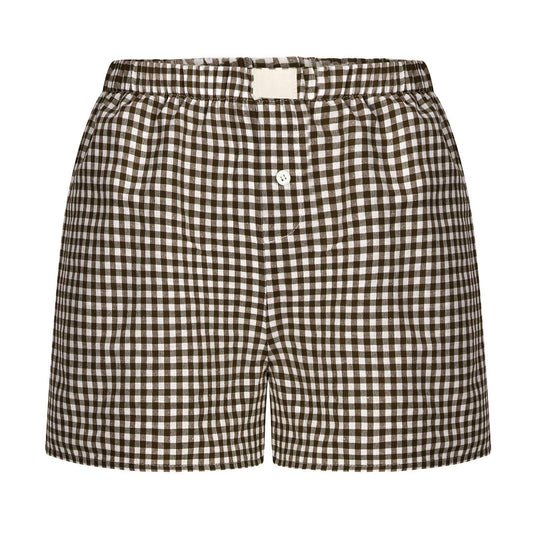 Lysandra Gingham Boxer Shorts