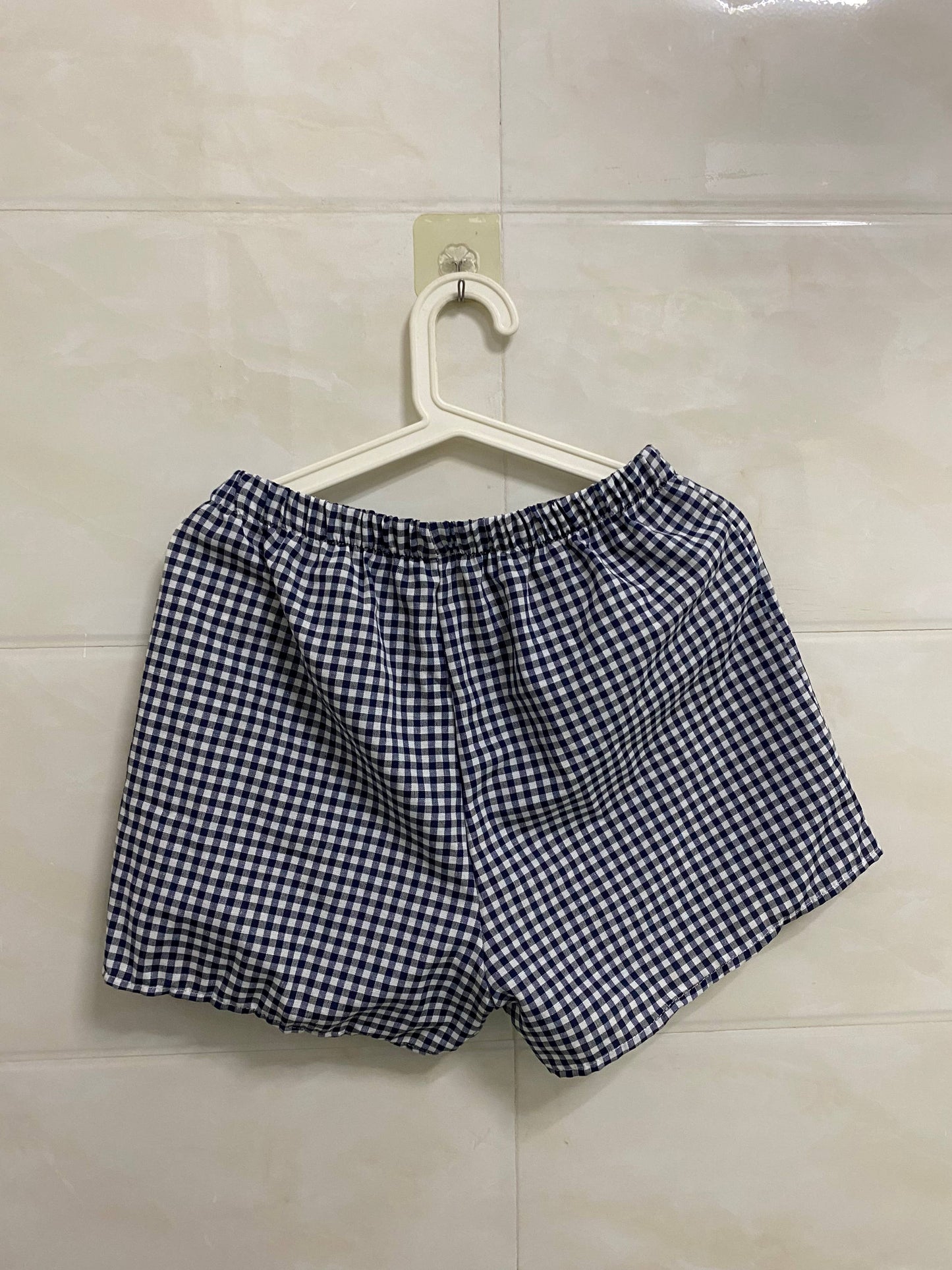 Lysandra Gingham Pull-On Boxer Shorts