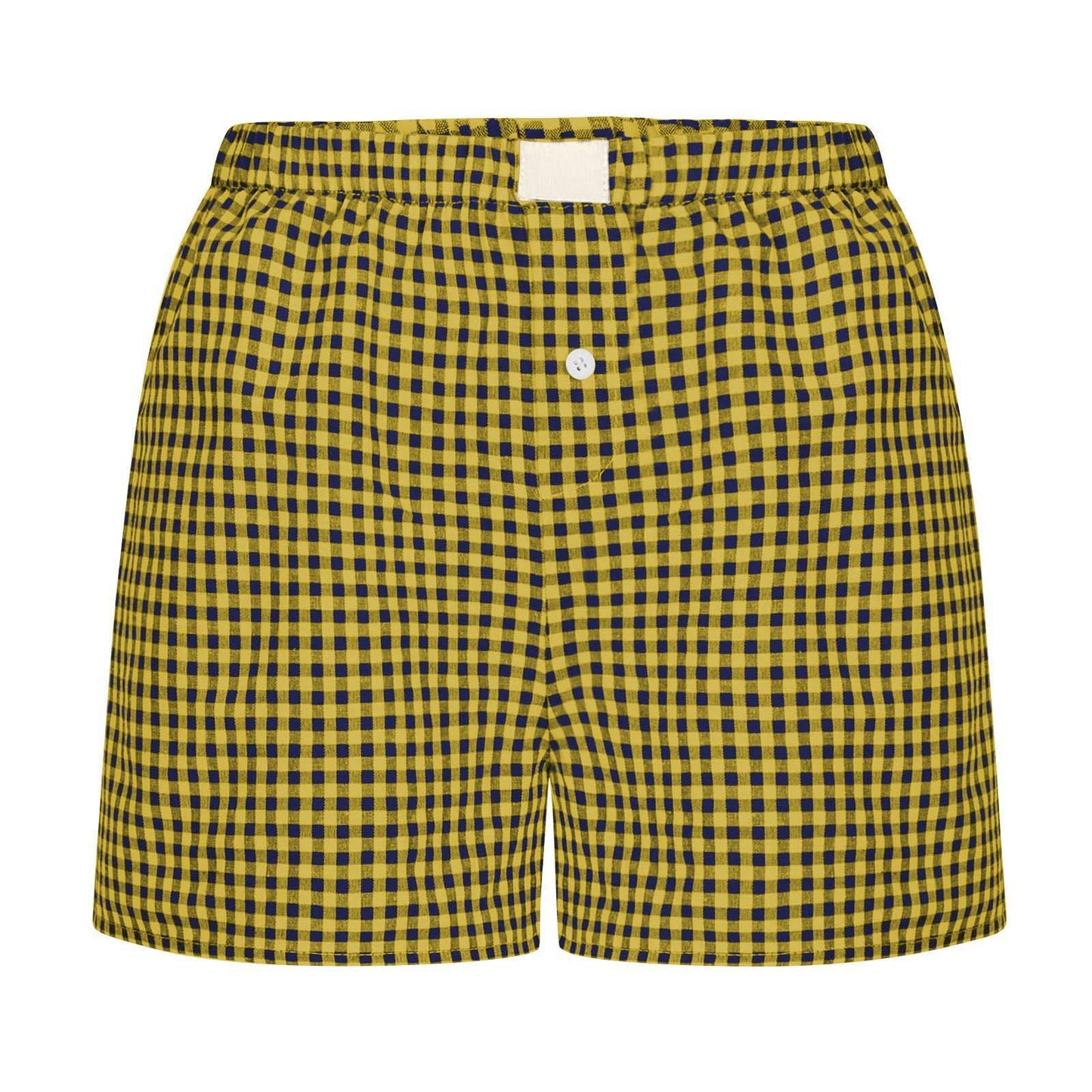 Lysandra Gingham Pull-On Boxer Shorts